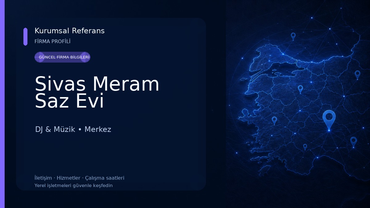 Sivas Meram Saz Evi