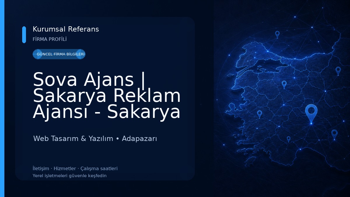 Sova Ajans | Sakarya Reklam Ajansı - Sakarya Web Tasarım - Sakarya Reklam