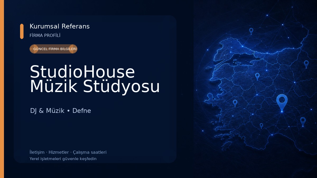 StudioHouse Müzik Stüdyosu DJ & Müzik
