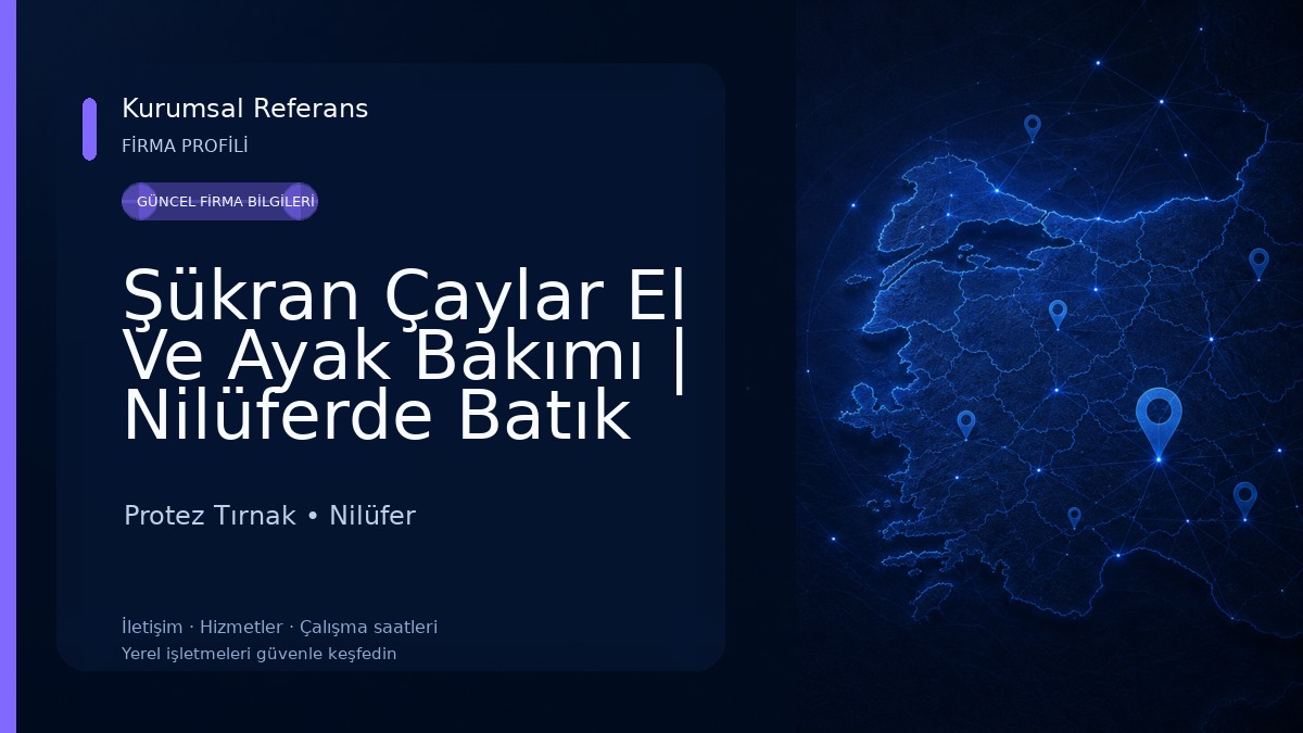 Şükran Çaylar El Ve Ayak Bakımı | Nilüferde Batık Tırnak | Nilüferde Protez tırnak | Nilüferde Tırnak mantarı Protez Tırnak