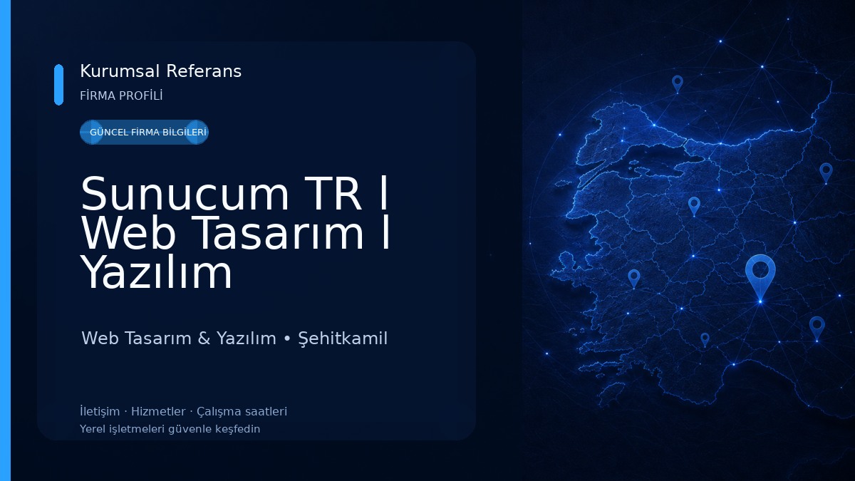 Sunucum TR l Web Tasarım l Yazılım Web Tasarım & Yazılım