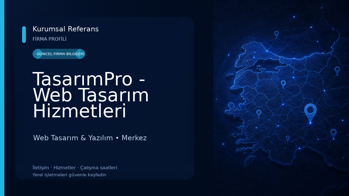 TasarımPro - Web Tasarım Hizmetleri 