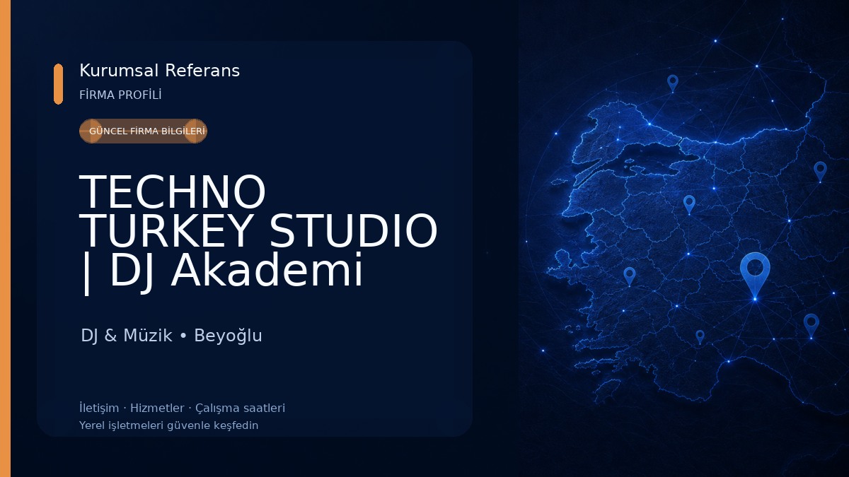 TECHNO TURKEY STUDIO | DJ Akademi 
