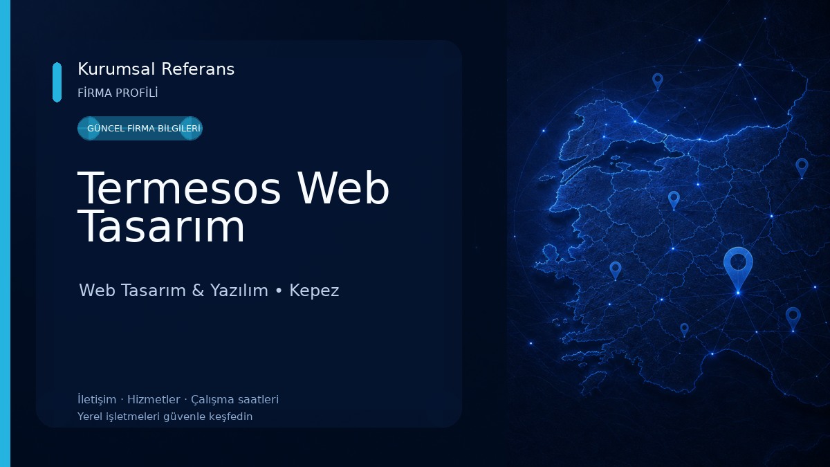 Termesos Web Tasarım Web Tasarım & Yazılım
