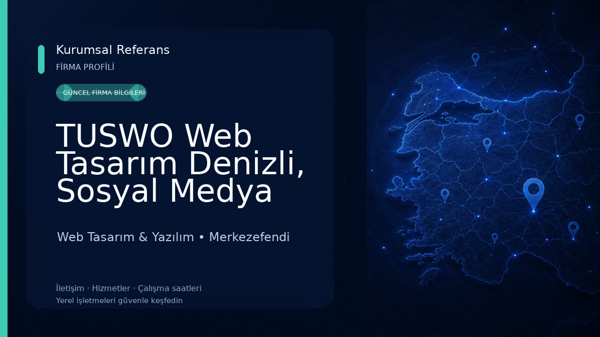 TUSWO Web Tasarım Denizli, Sosyal Medya Web Tasarım & Yazılım