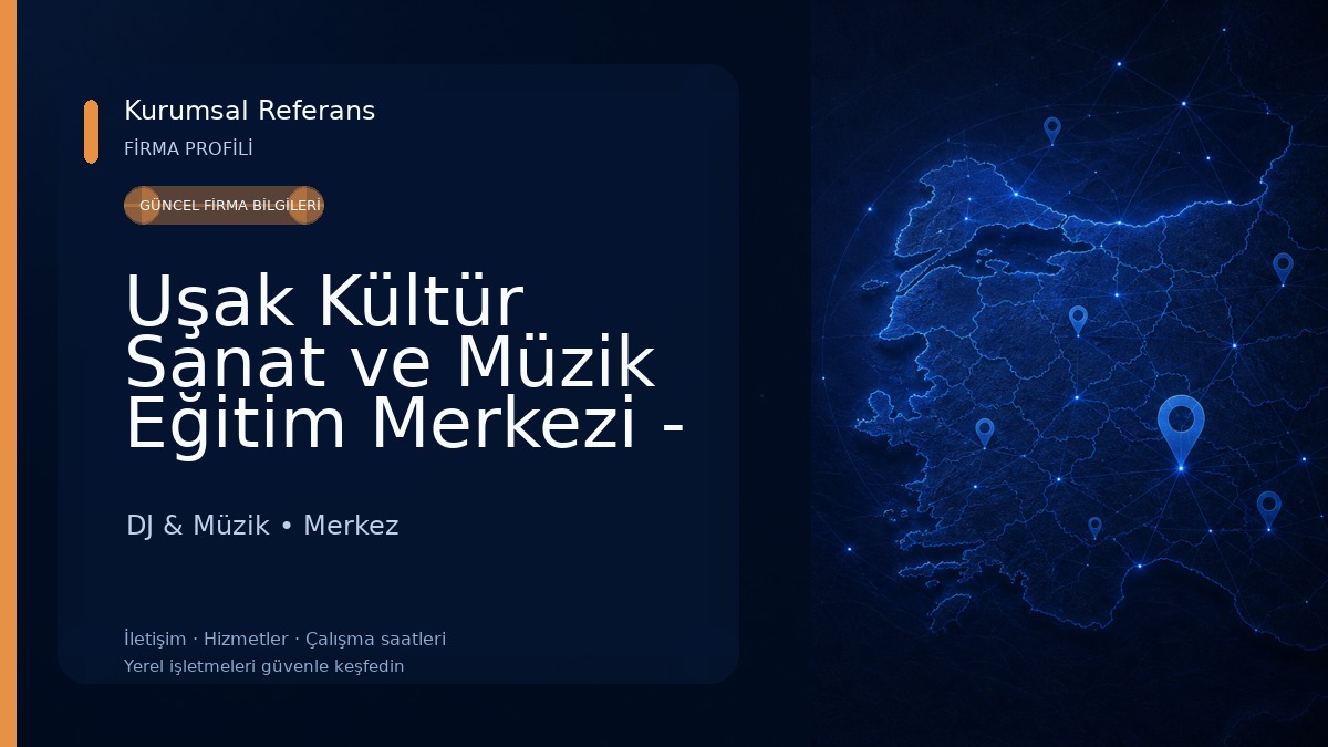 Uşak Kültür Sanat ve Müzik Eğitim Merkezi - UKM DJ & Müzik