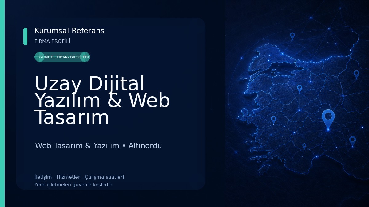 Uzay Dijital Yazılım & Web Tasarım Web Tasarım & Yazılım