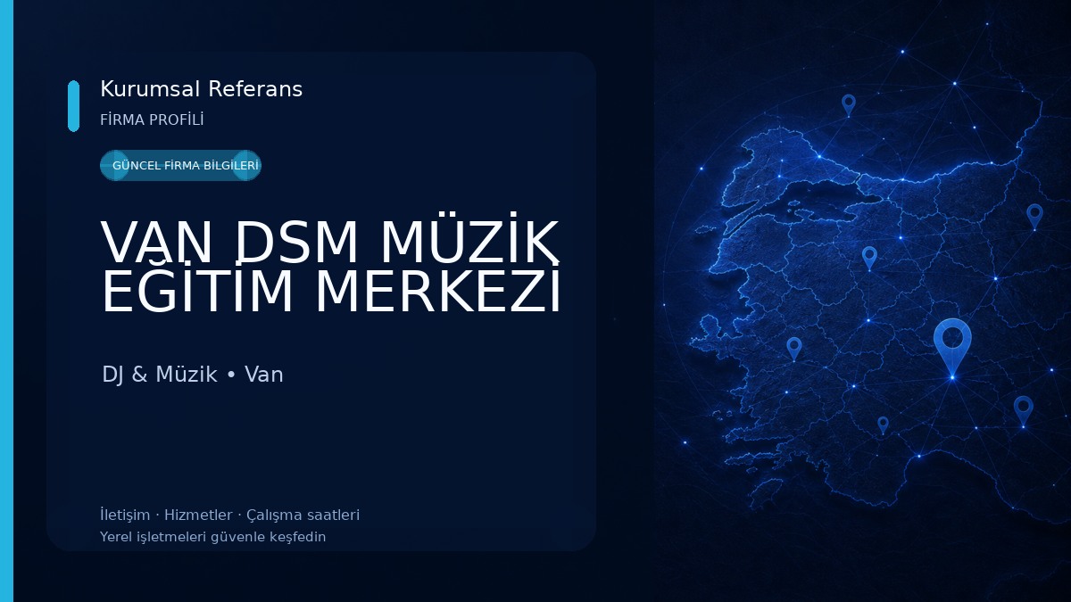 VAN DSM MÜZİK EĞİTİM MERKEZİ DJ & Müzik