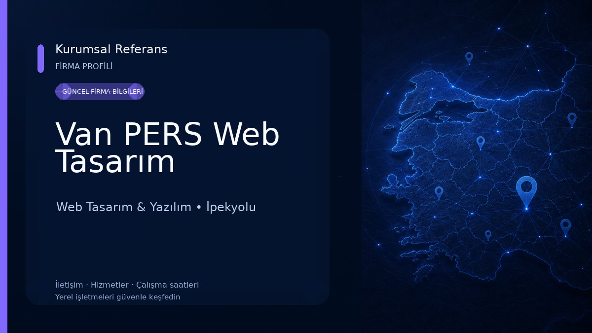 Van PERS Web Tasarım 