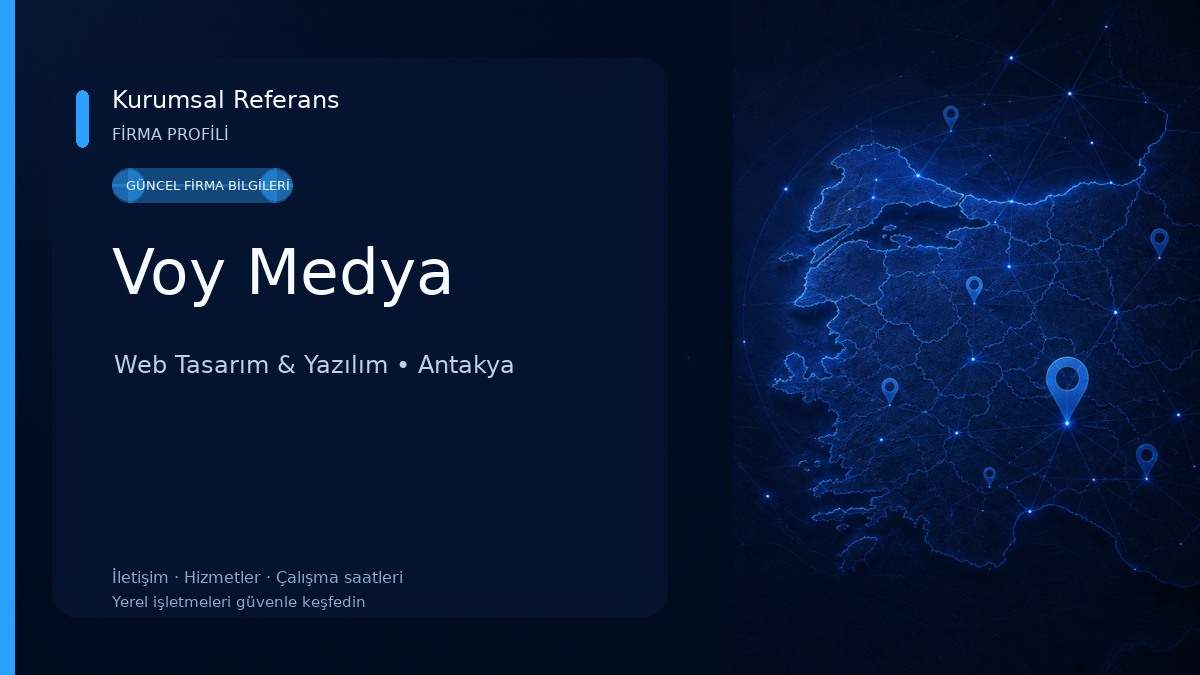 Voy Medya Web Tasarım & Yazılım