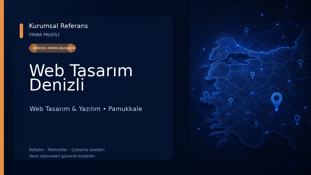 Web Tasarım Denizli Web Tasarım & Yazılım
