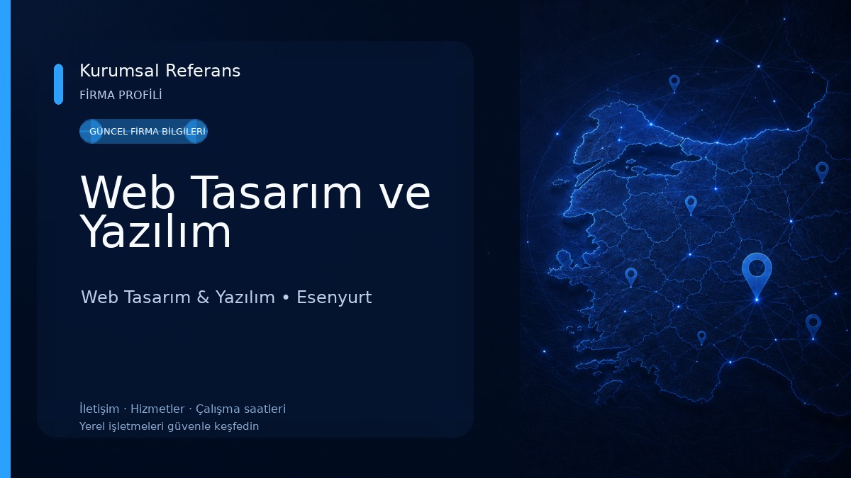 Web Tasarım ve Yazılım