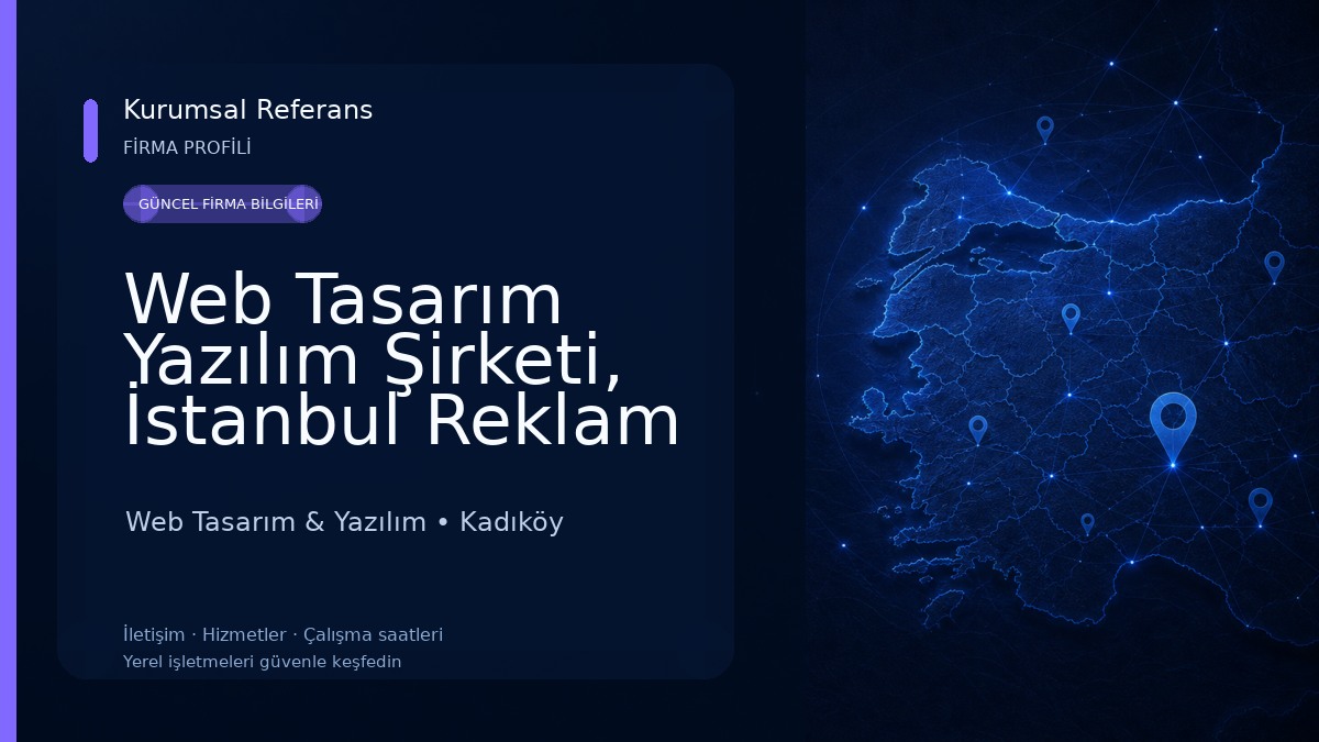 Web Tasarım Yazılım Şirketi, İstanbul Reklam Ajansı, Sosyal Medya Ajansı