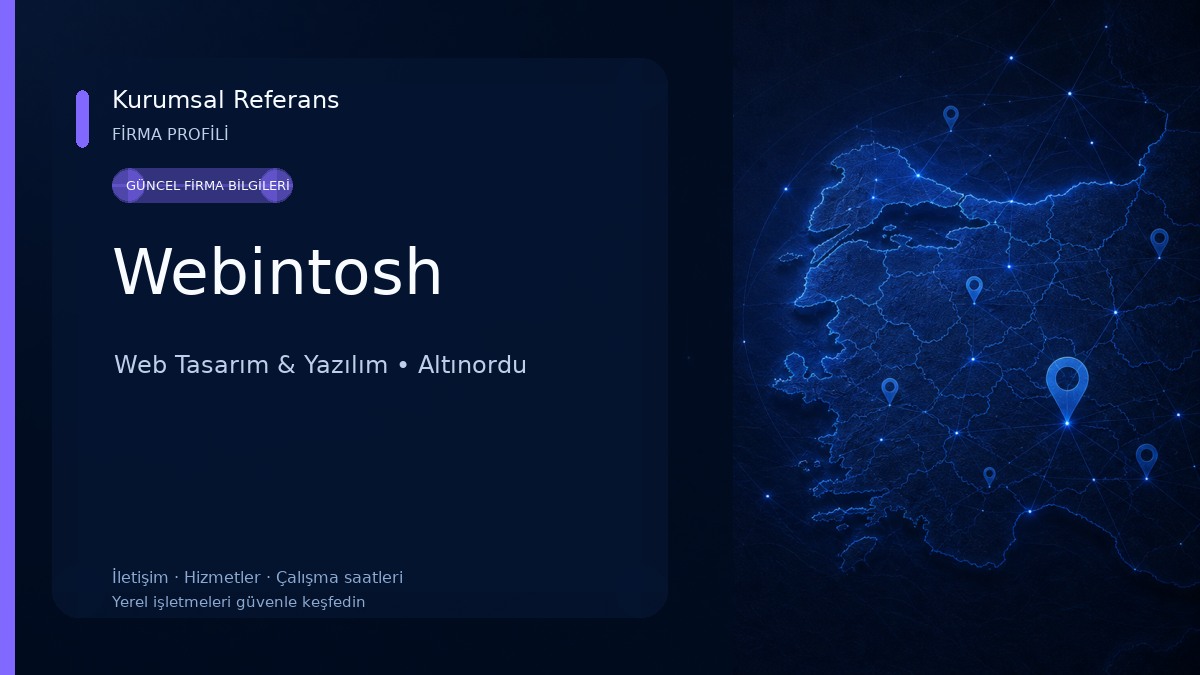 Webintosh Web Tasarım & Yazılım