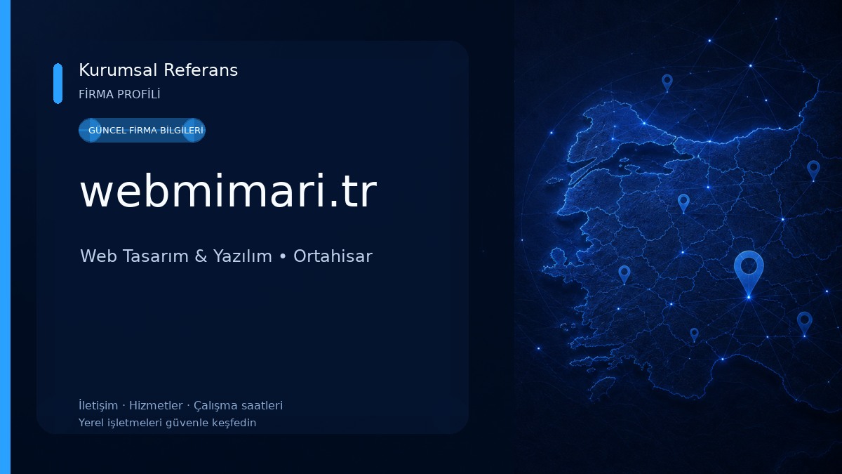webmimari.tr Web Tasarım & Yazılım
