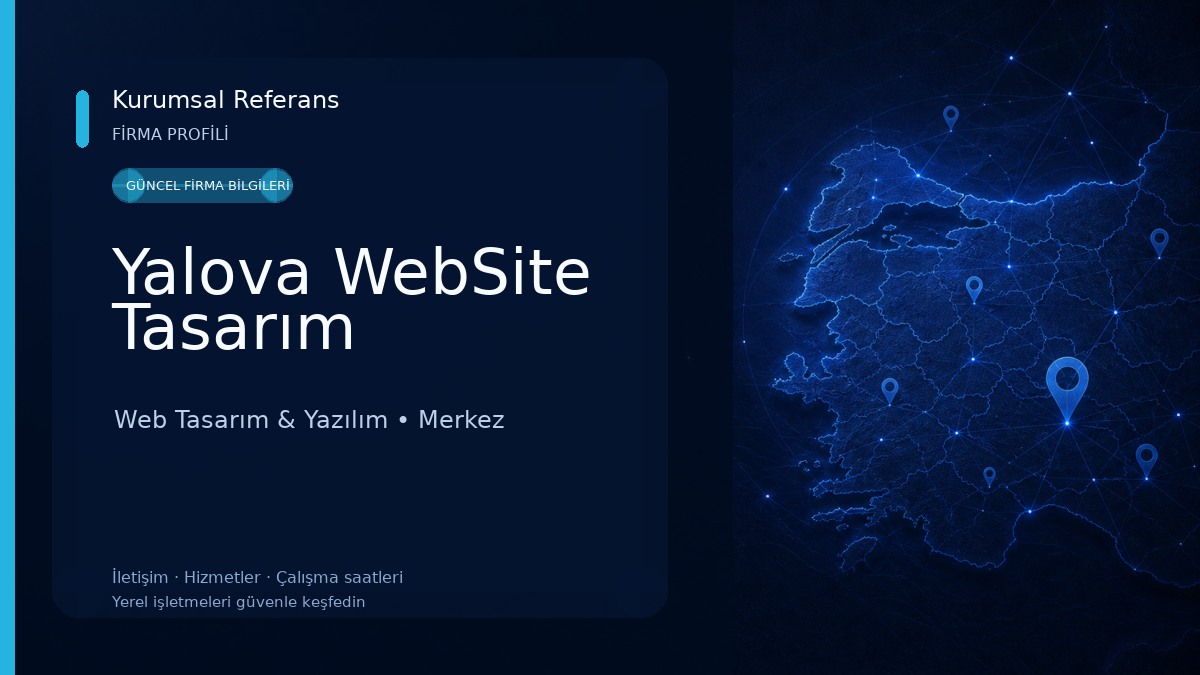 Yalova WebSite Tasarım 
