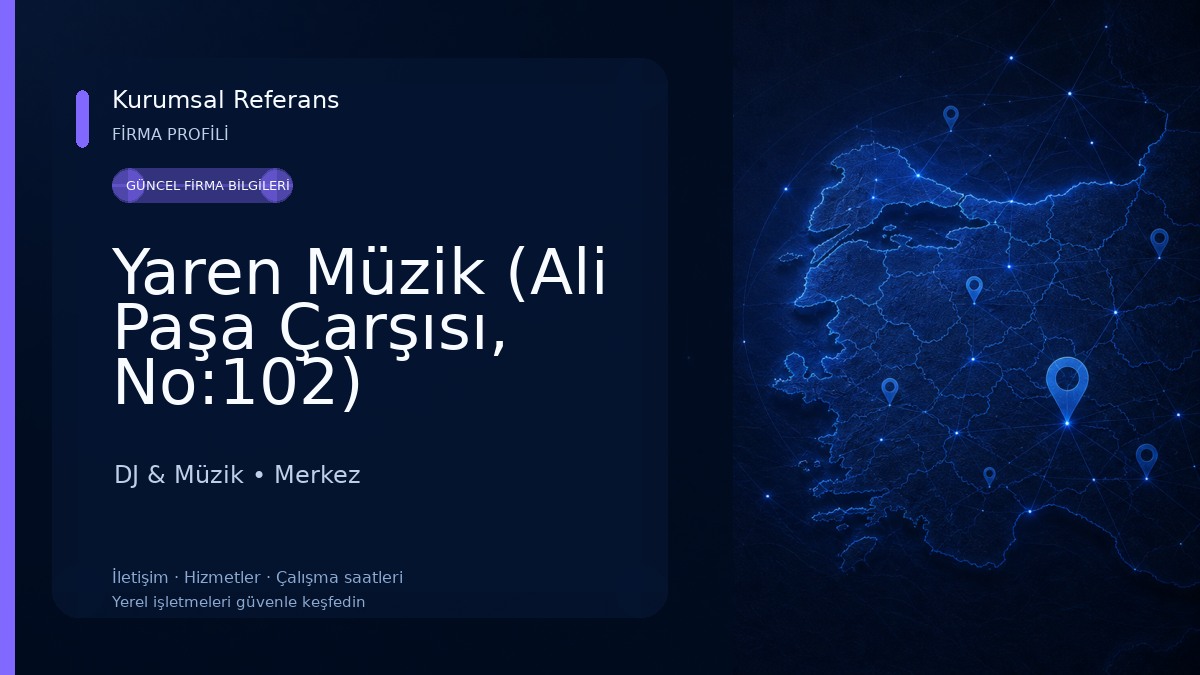 Yaren Müzik (Ali Paşa Çarşısı, No:102) 