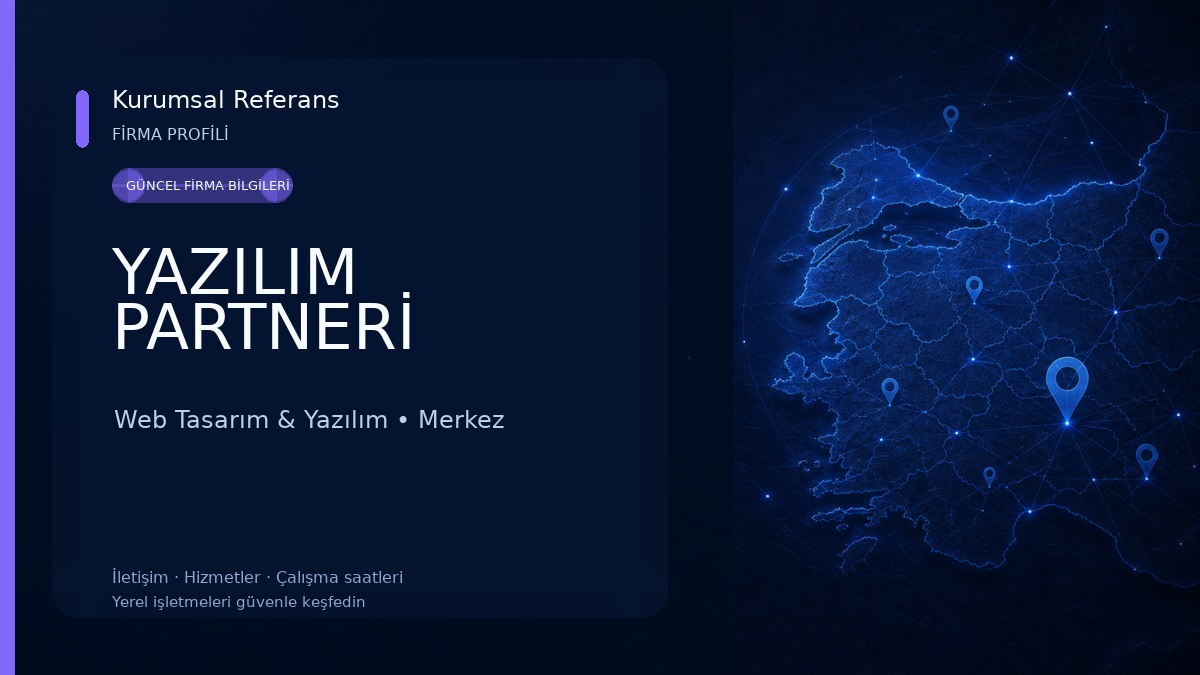 YAZILIM PARTNERİ
