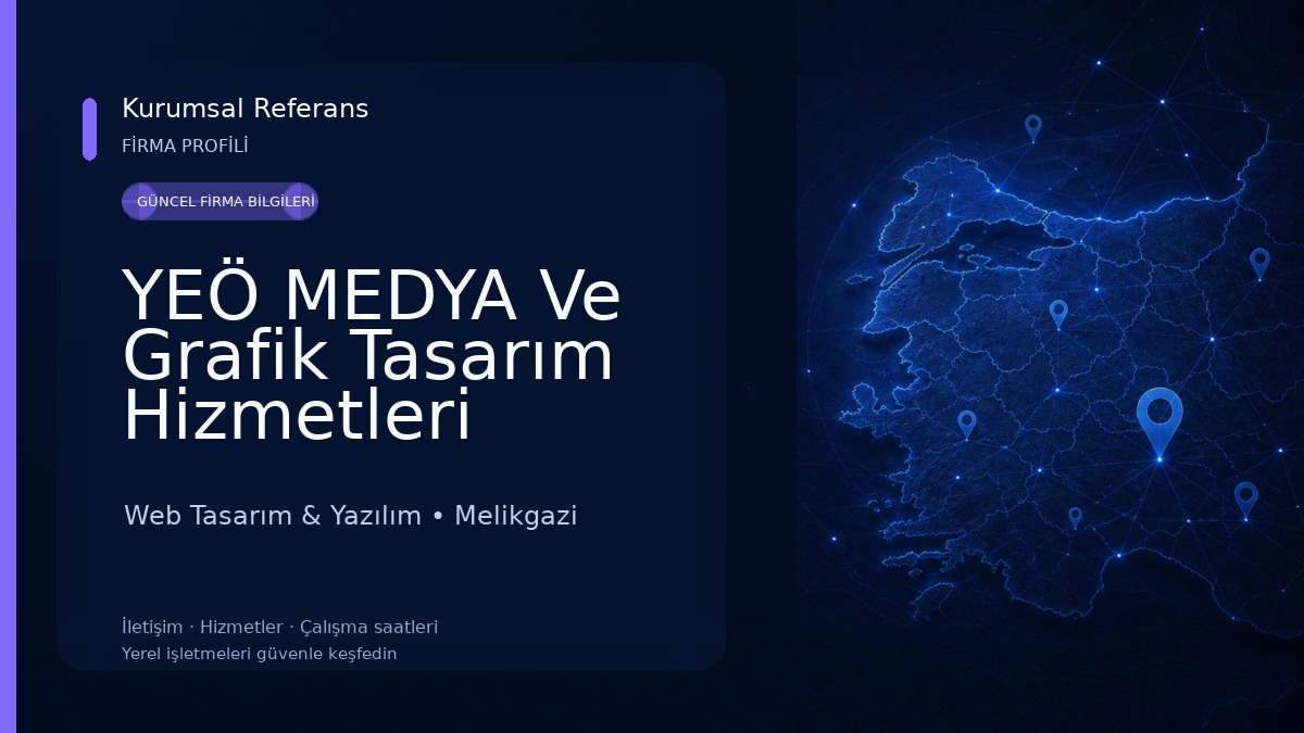 YEÖ MEDYA Ve Grafik Tasarım Hizmetleri Web Tasarım & Yazılım