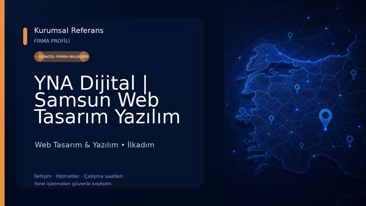 YNA Dijital | Samsun Web Tasarım Yazılım