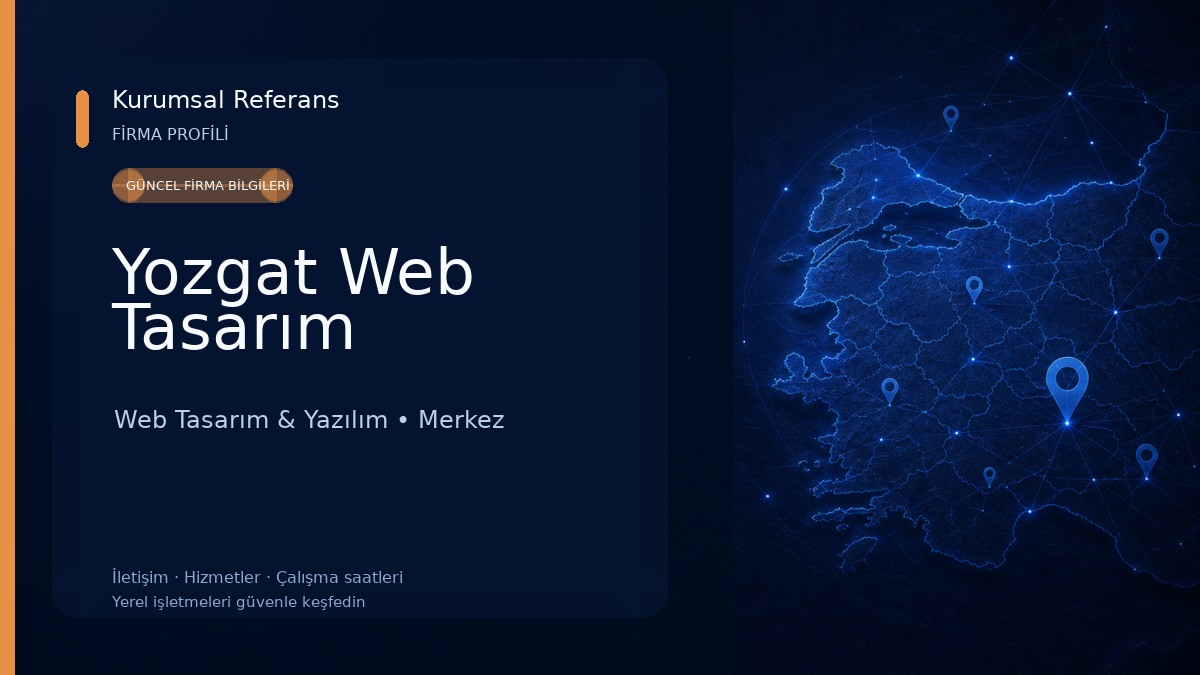 Yozgat Web Tasarım Web Tasarım & Yazılım