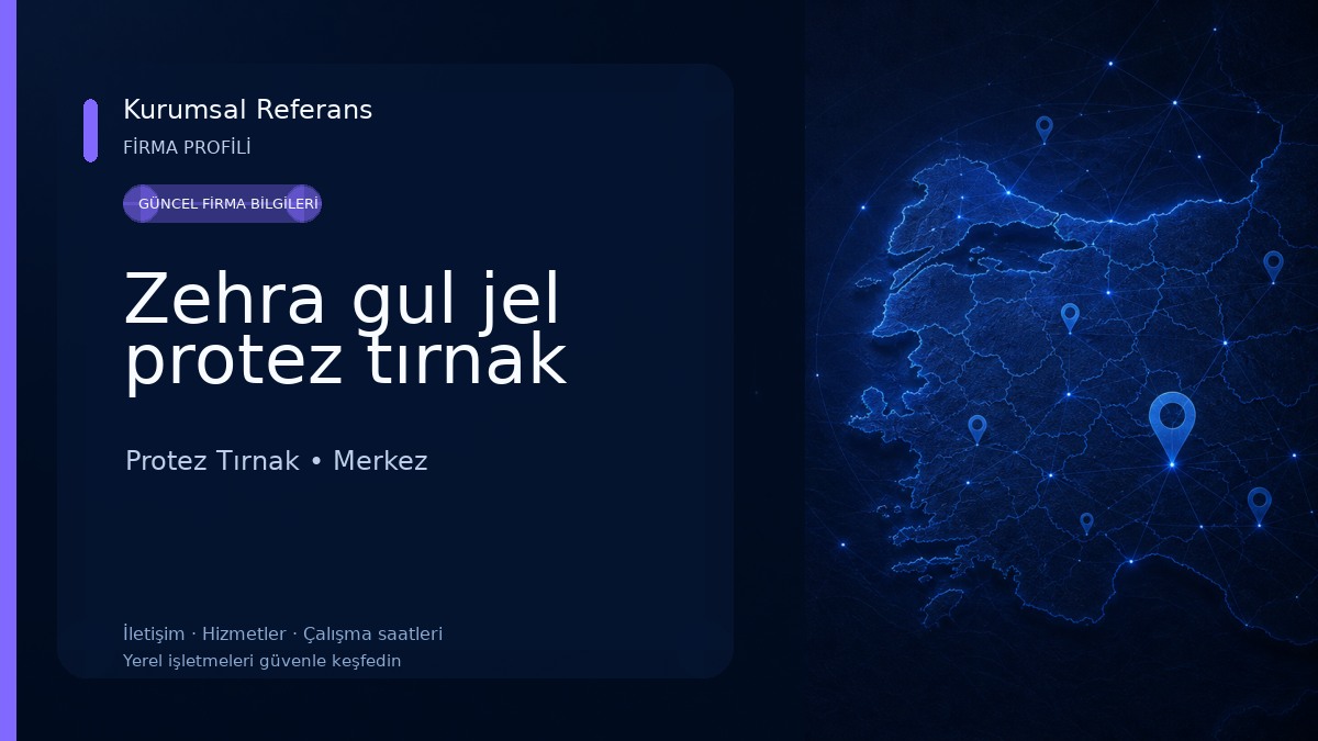 Zehra gul jel protez tırnak Protez Tırnak