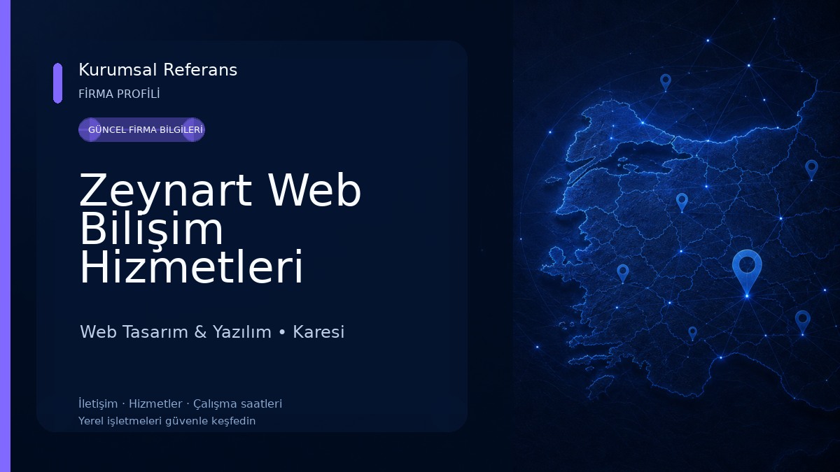 Zeynart Web Bilişim Hizmetleri Web Tasarım & Yazılım