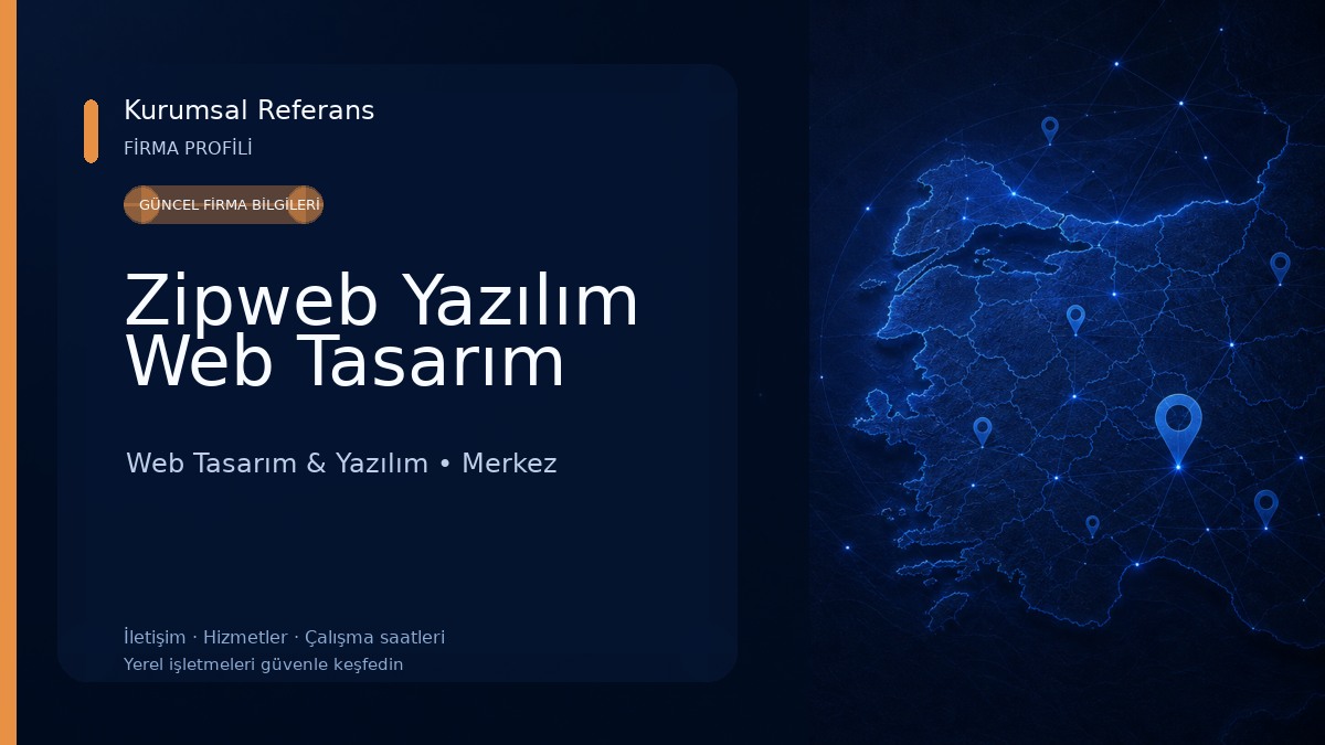 Zipweb Yazılım Web Tasarım Web Tasarım & Yazılım
